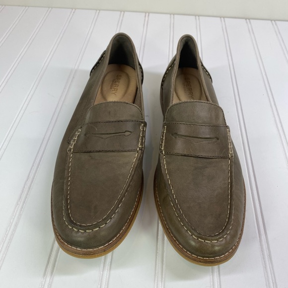 Sperry Gray leather loafers - Picture 1 of 10